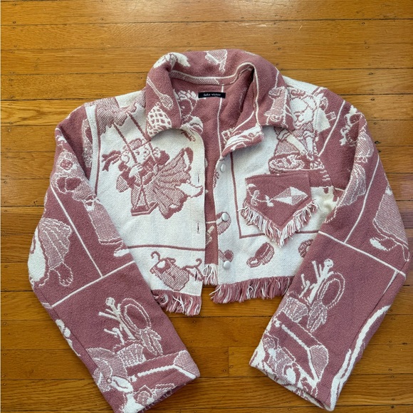 Jackets & Blazers - handmade upcycled tapestry jacket